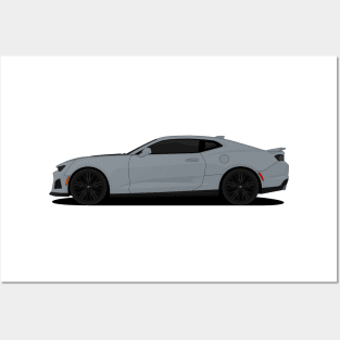 CAMARO SATIN-GREY Posters and Art